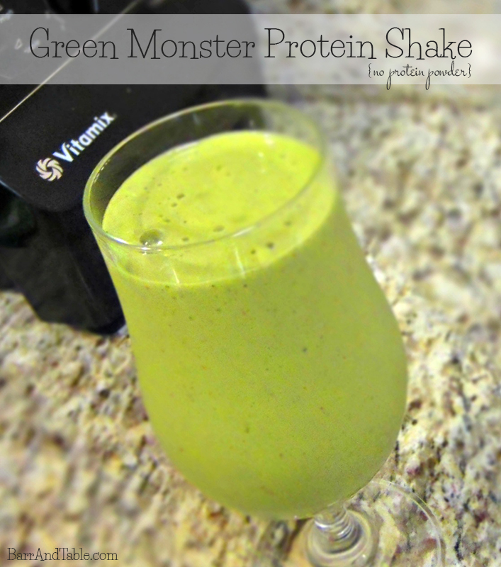Green Monster Protein Shake