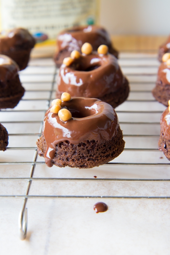 Grain-Free Chocolate Donuts with Peanut Butter Sprinkles Yeah...immaeatthat